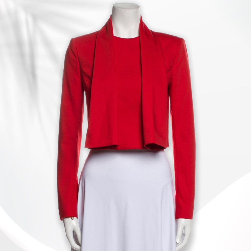 { Alice + Olivia } - Adair Cropped Evening Jacket